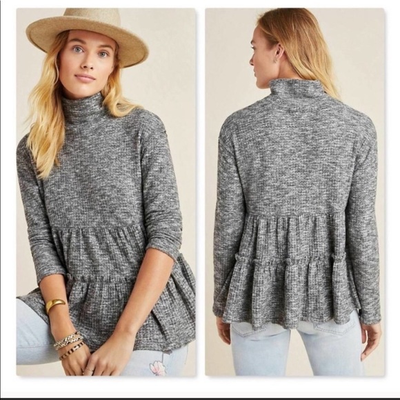 Anthropologie Tops - Anthropologie Eri Ali Bronte Babydoll Top L